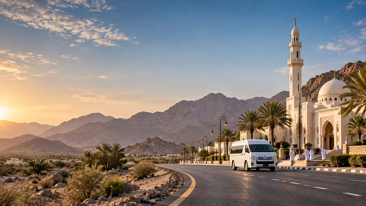 Private Miqat taxi transfer for Umrah pilgrims in Saudi Arabia